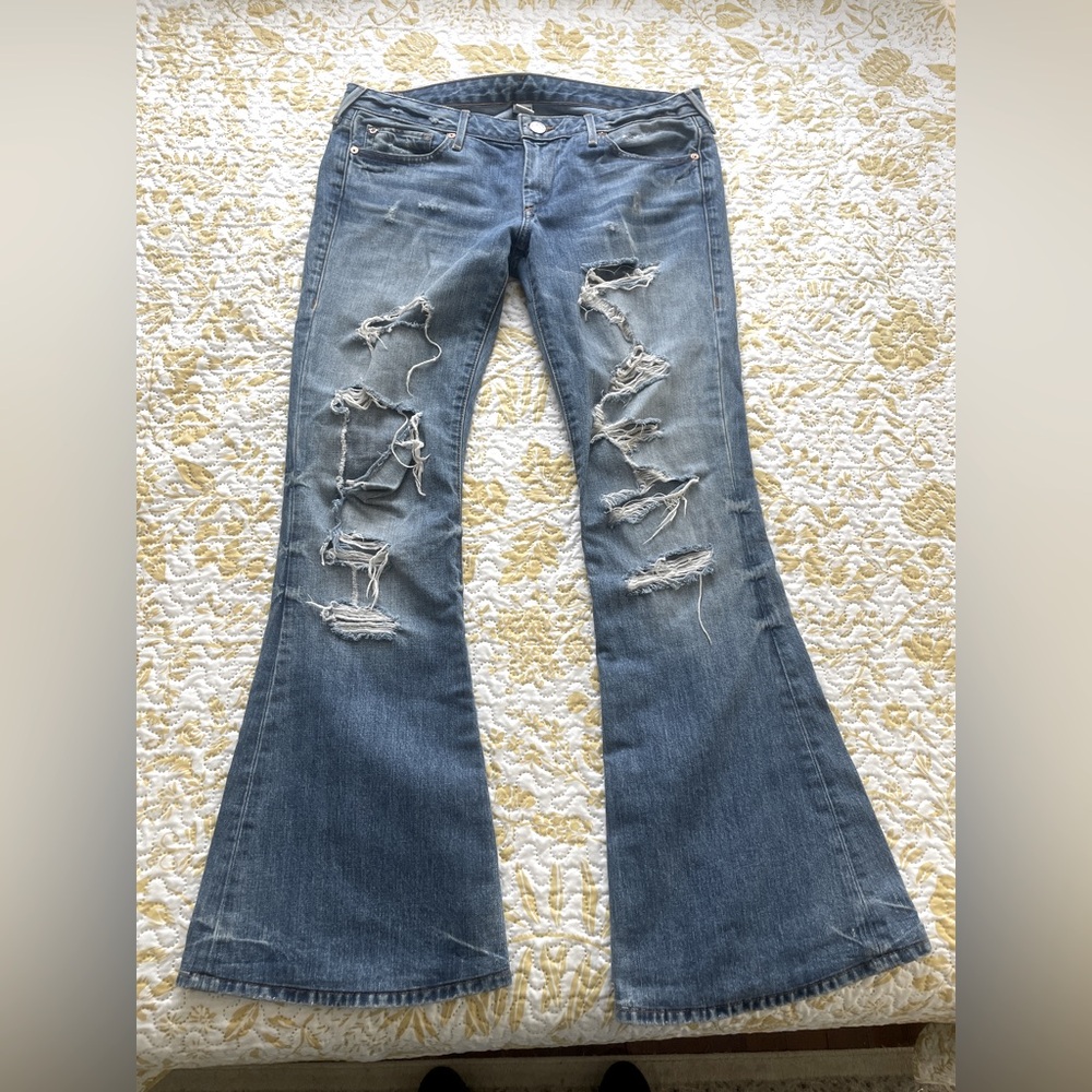 True Religion Karlie Low rise bell bottoms